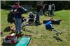 HWRA Team and Lloyds Team Behind the 900 Yard Firing Point on Stickledown
 © Edmund Blok