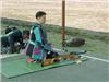 Andrew Morrish as a junior shooting at Bisley age 15