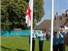 Laura Morrish as Flag Bearer for Commonwealth Games 2002 @ Bisley